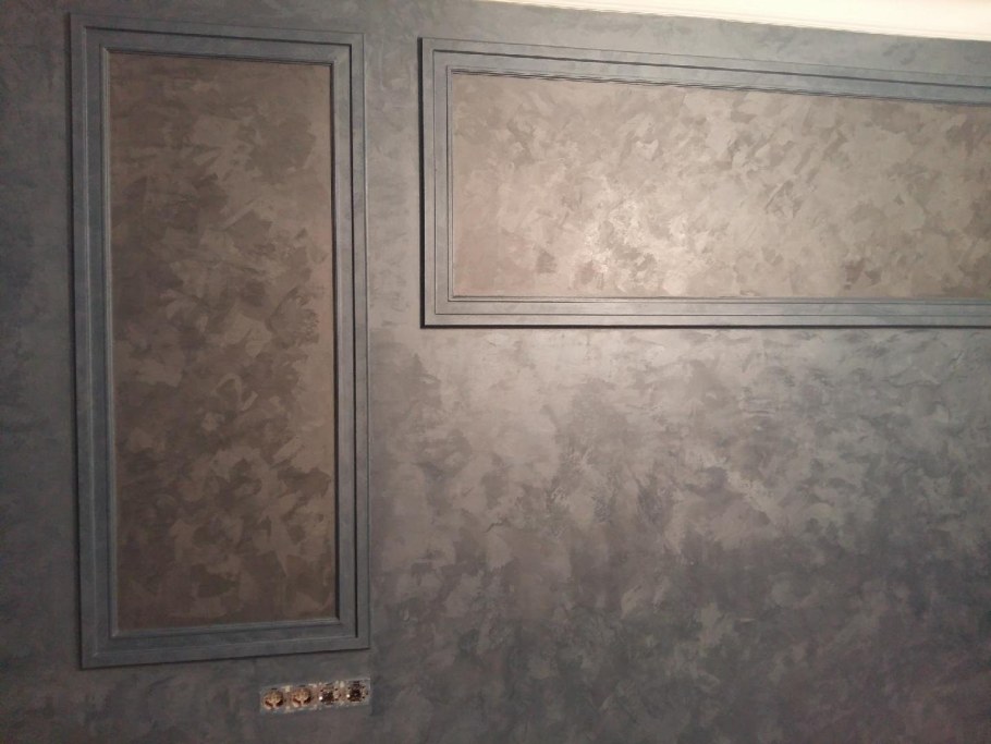 Штукатурка под шелк в интерьере