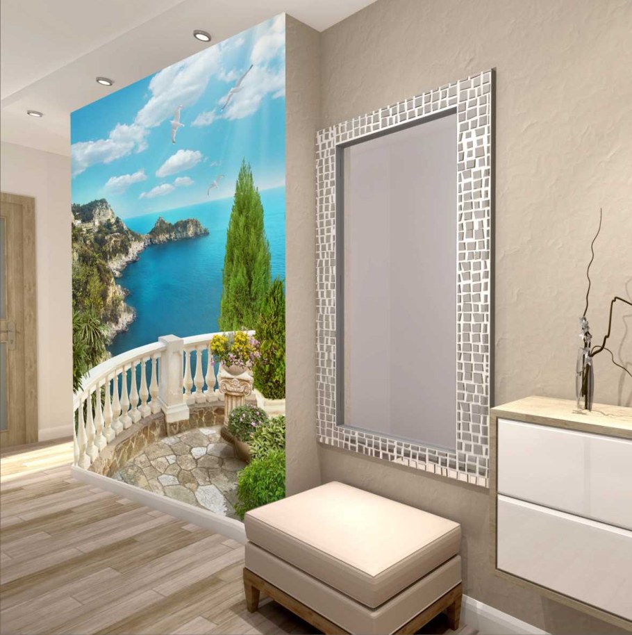 Фреска на стену в прихожую