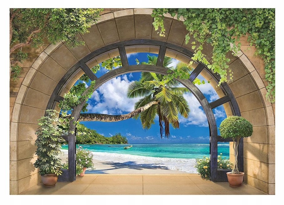 Фреска вид из арки