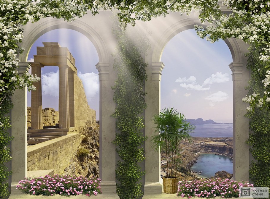 Терраса с арками