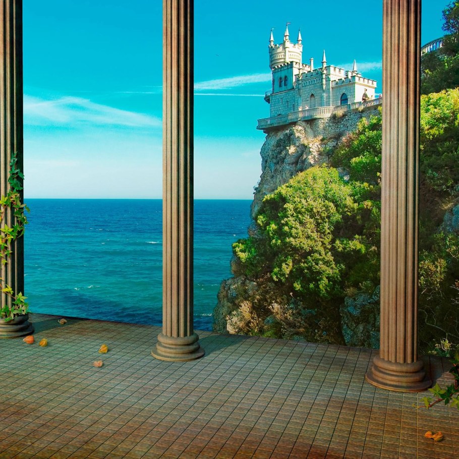 Фреска вид с террасы