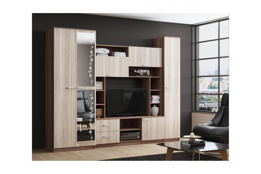 Стенка Инфинити дуб Бонифаций