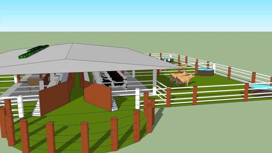 Загон для КРС проект