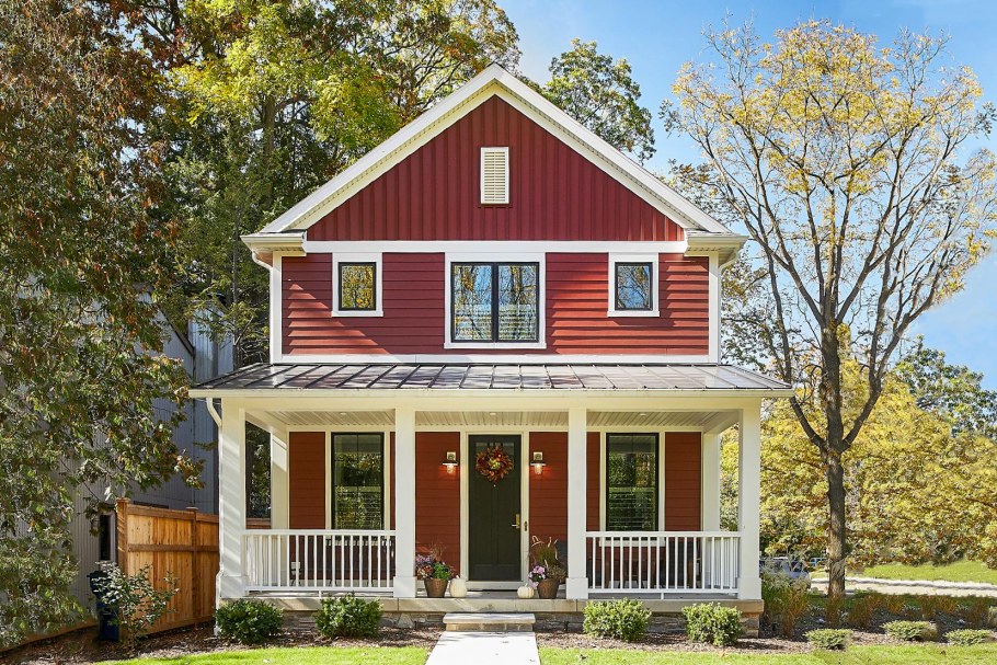 Деревенский дом Лейквуд в США