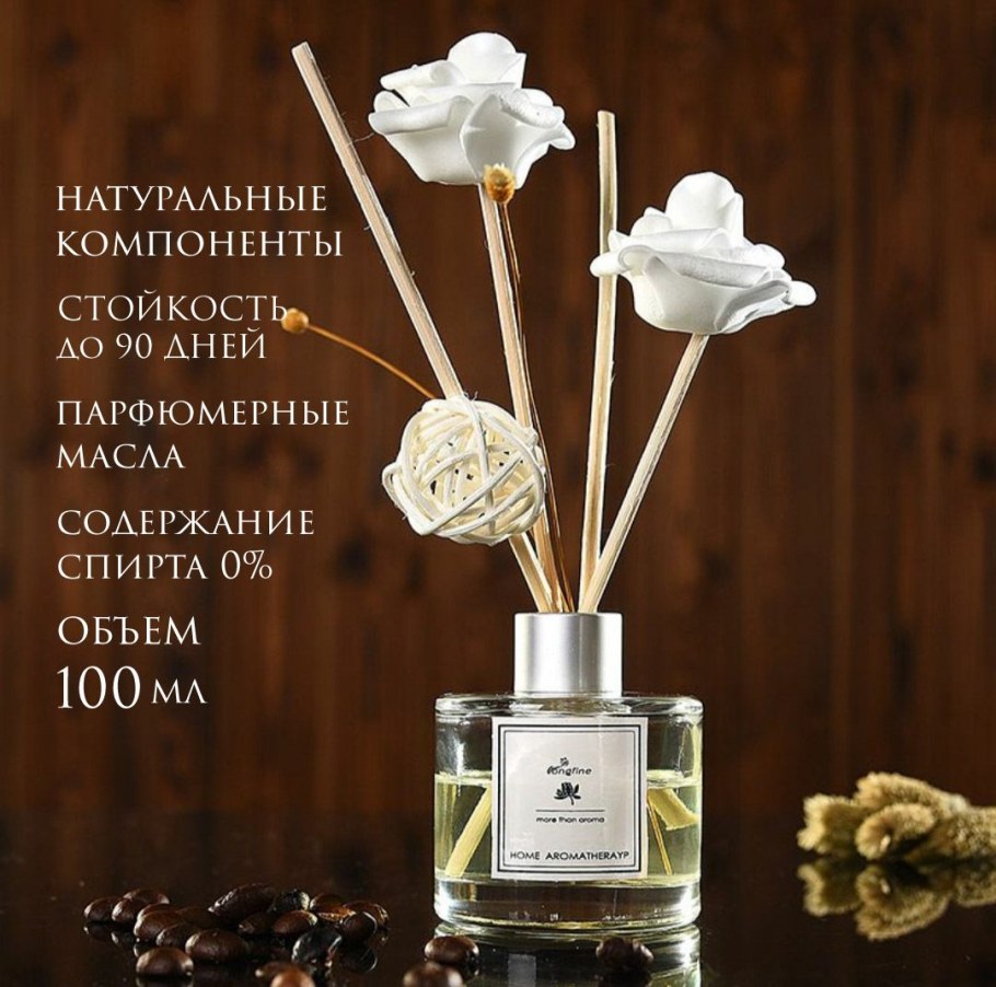 Natural Reed Diffuser аромадиффузор с ротанговыми палочками