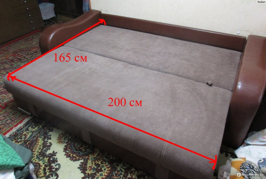 Саната 5 диван габариты