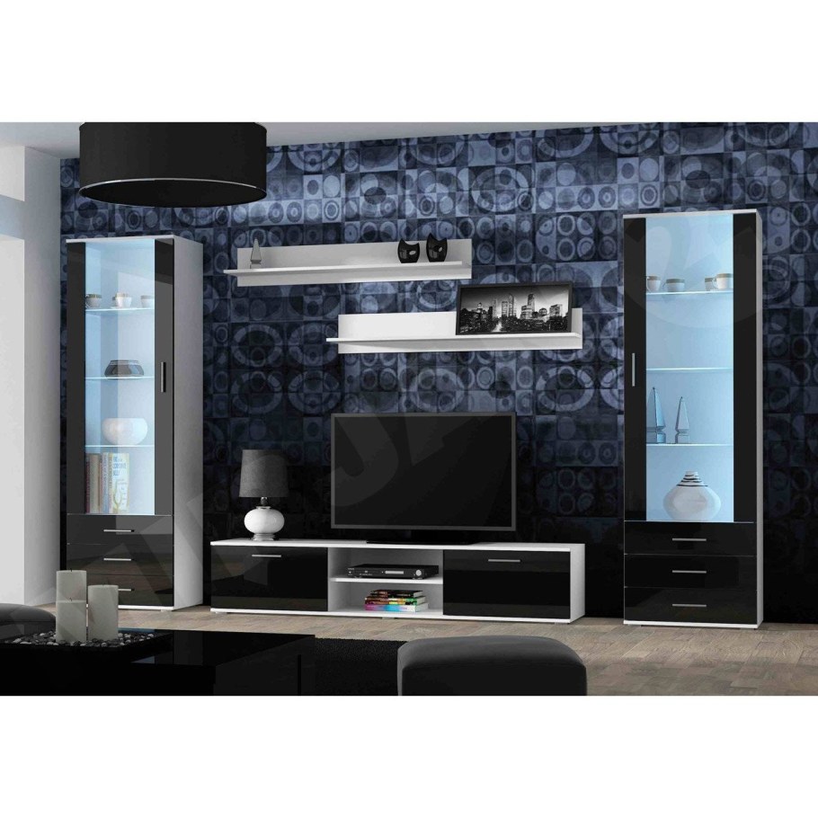 Гостиная черный глянец Soho