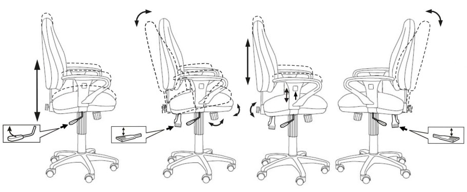 Кресло офисное Бюрократ т-612axsn