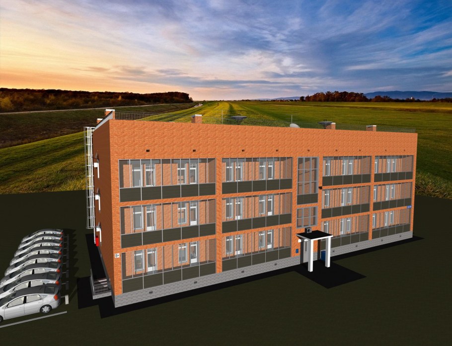 3 Этажное здание