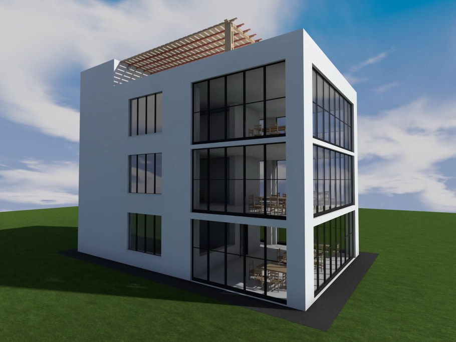 3 Этажное здание