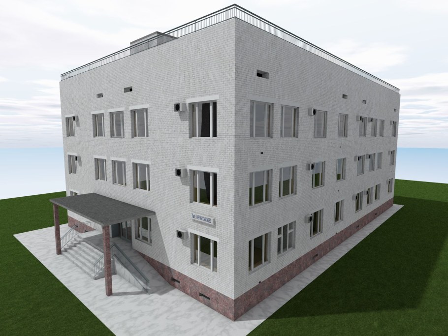 Здание 3 этажа