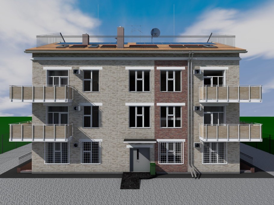 Проекты трехэтажных многоквартирных домов