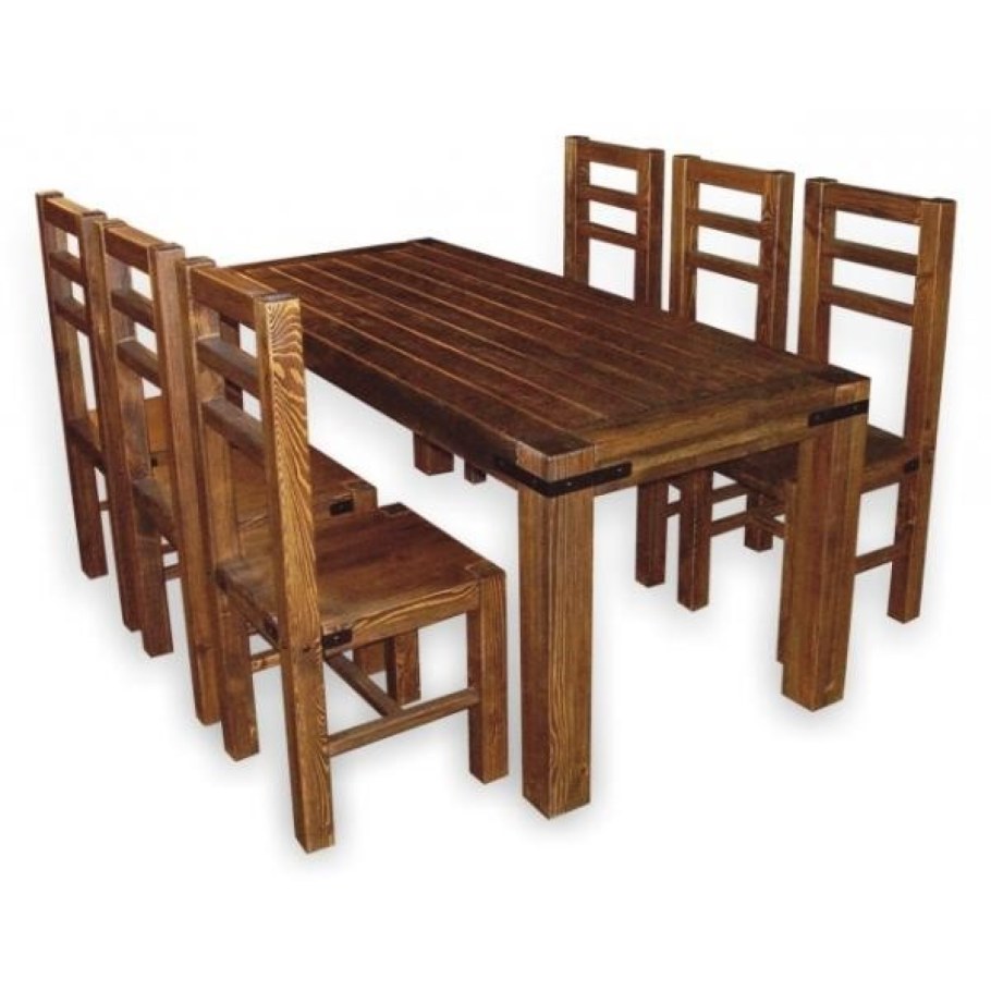 Столы и стулья из массива дерева