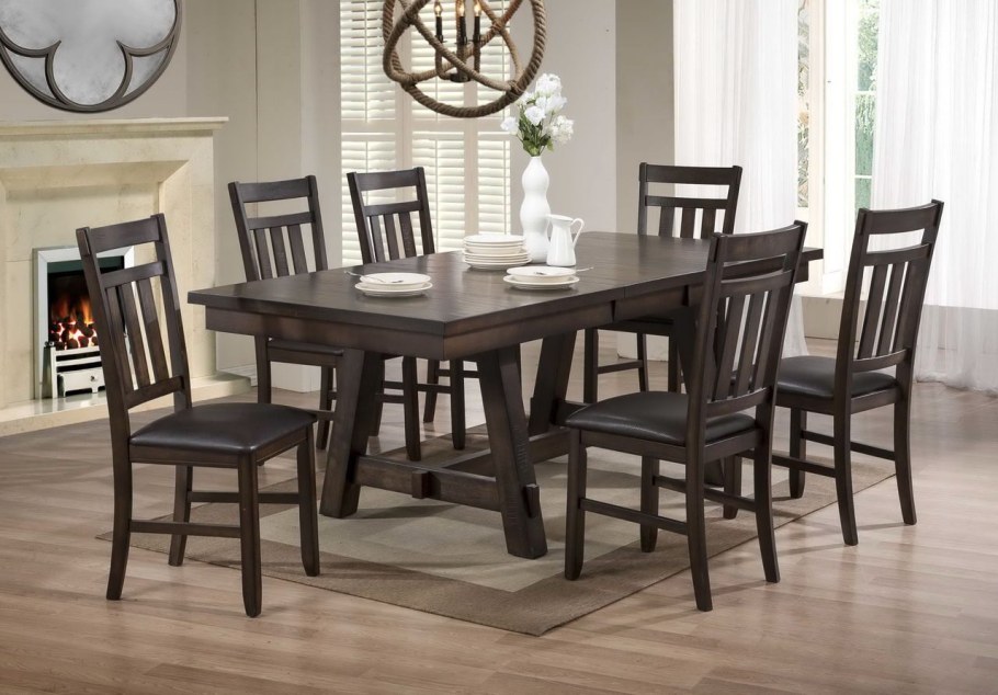 Стол GVDT-b4090-MPV темный орех