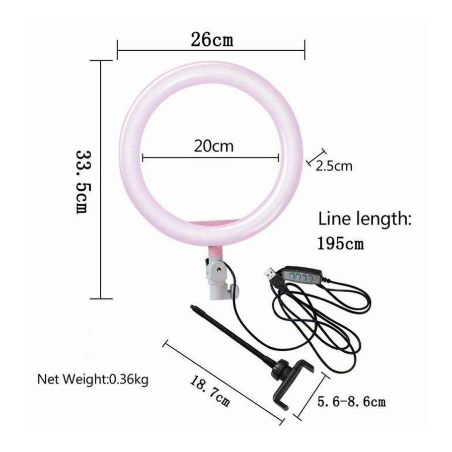 Кольцевая лампа Ring fill Light zd666