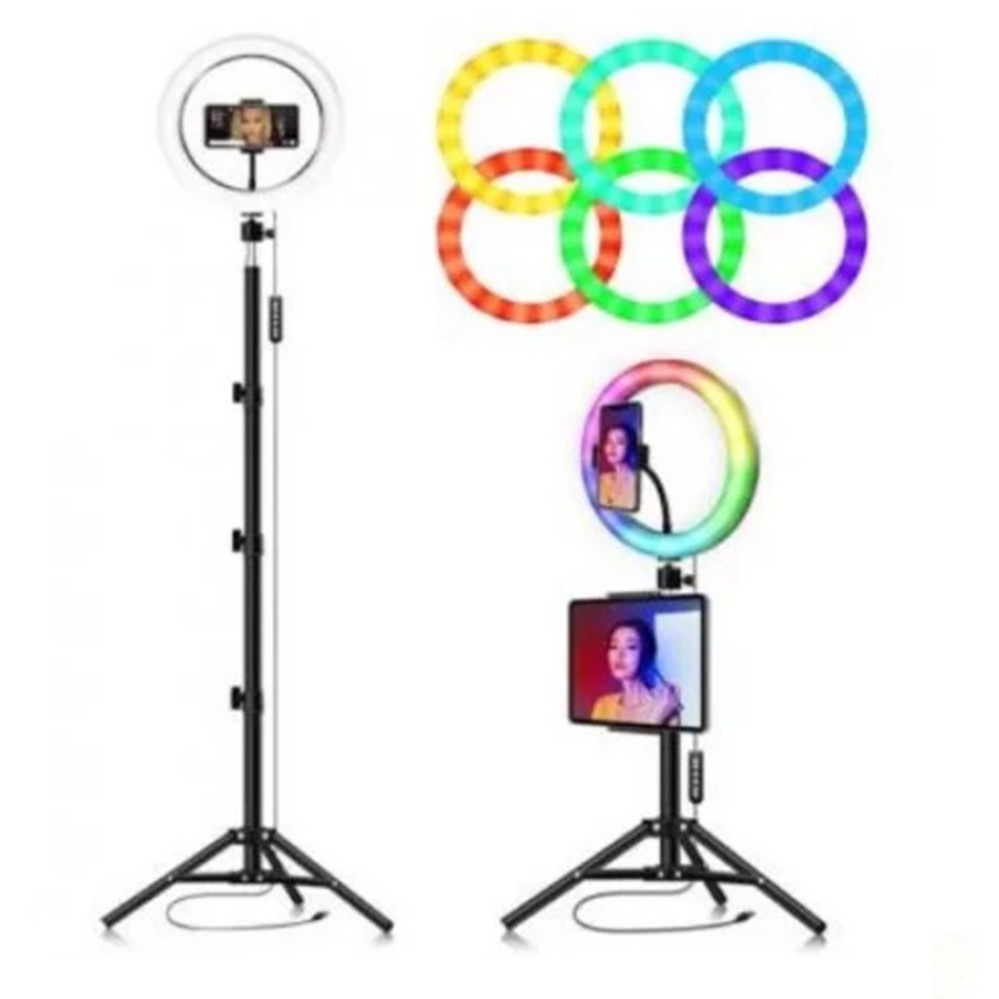 Кольцевая лампа RGB led mj26 26 см