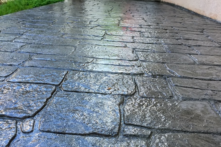 Печатный бетон Эгео камень