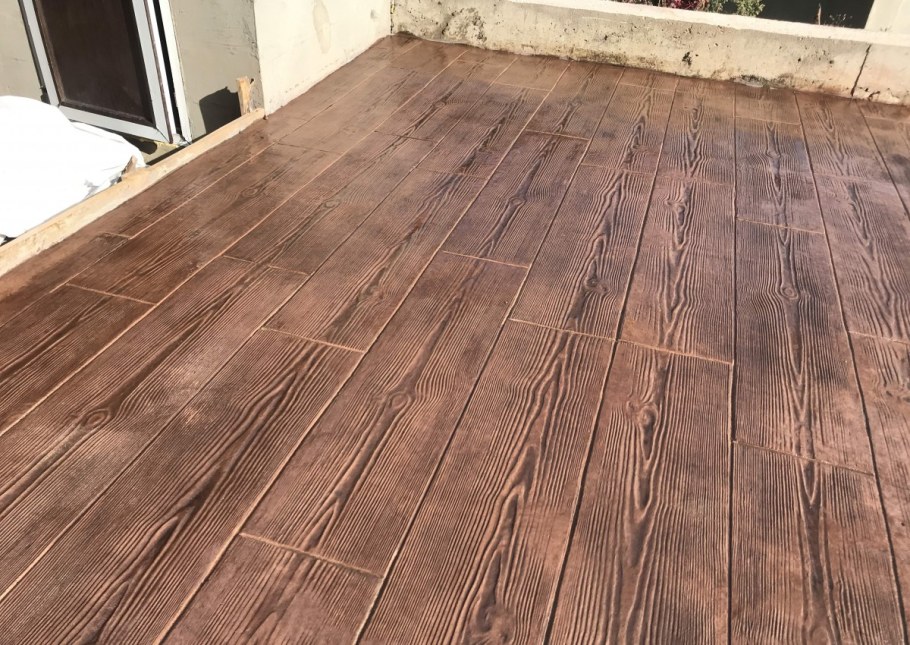 Печатный бетон