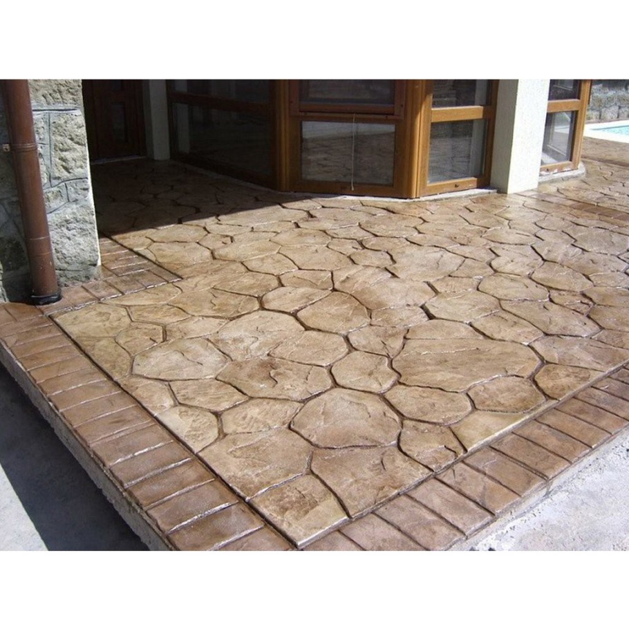 Декоративный печатный бетон