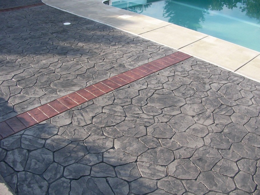 Дамаск печатный бетон