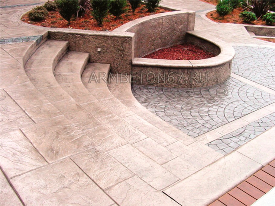 Дорожки из архитектурного бетона