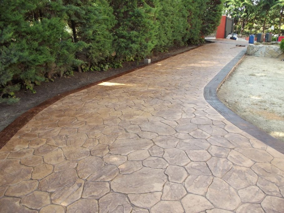 Декоративный бетон парк