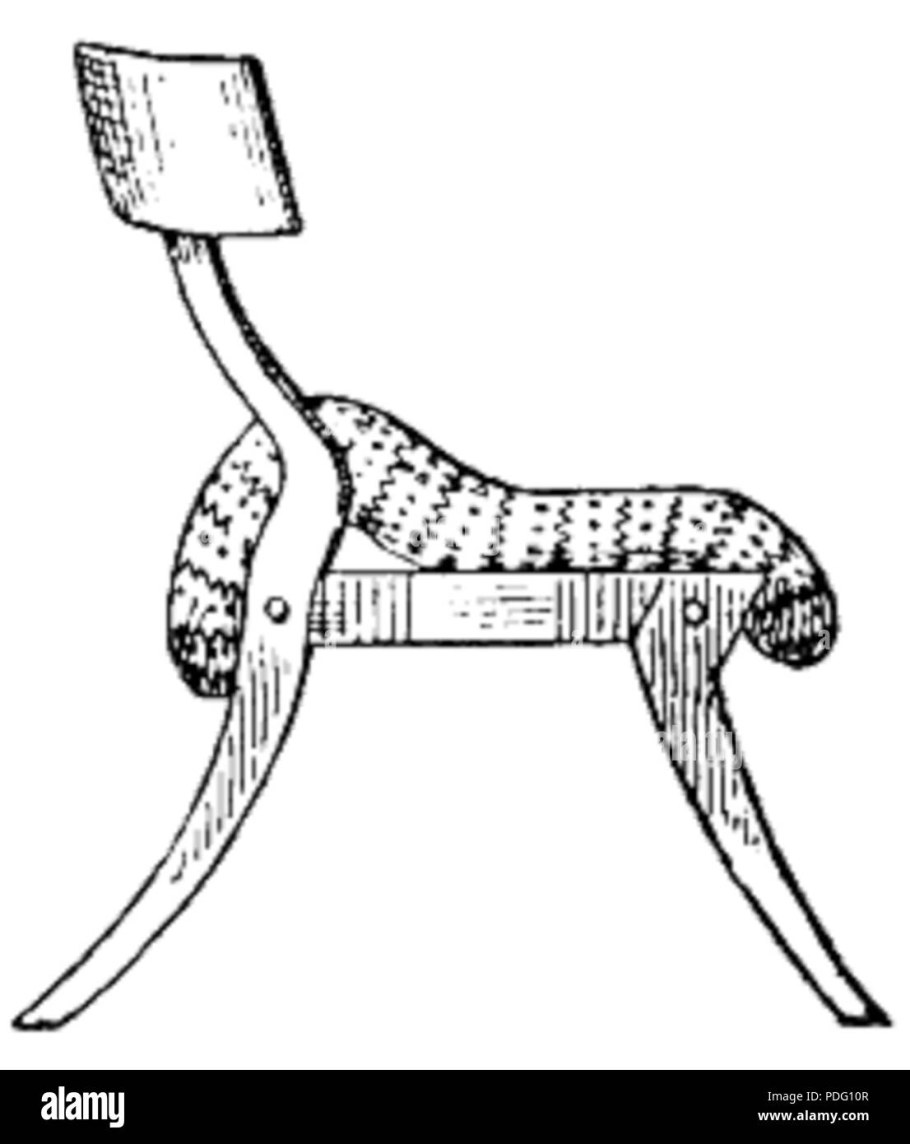 Табуретка древняя Греция вектор