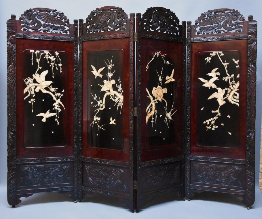 Япония 19 век ширма