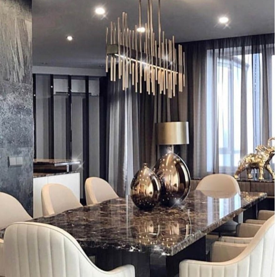 Роскошные столовые в современном стиле