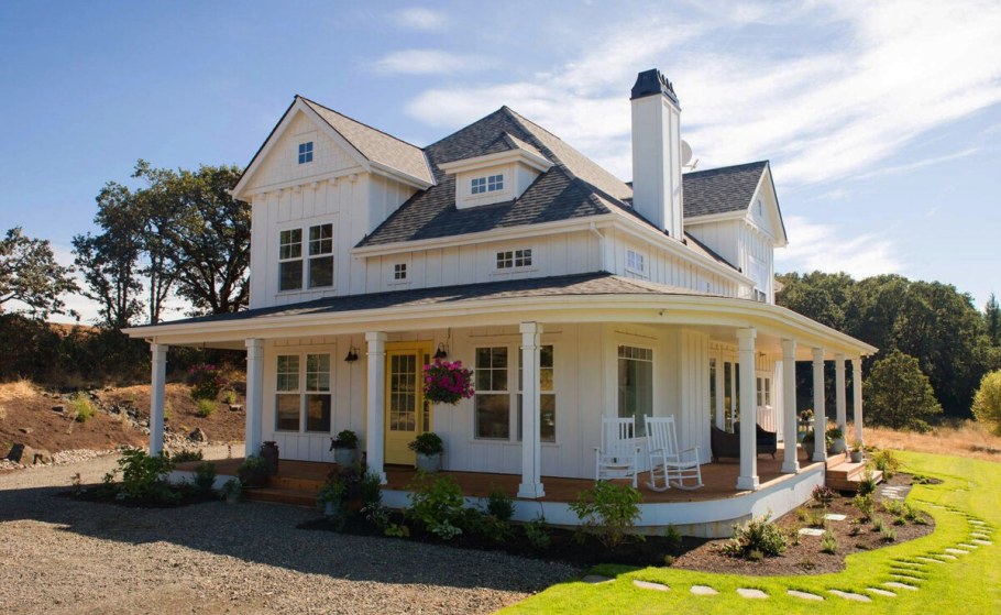 Дом в стиле Кантри экстерьер