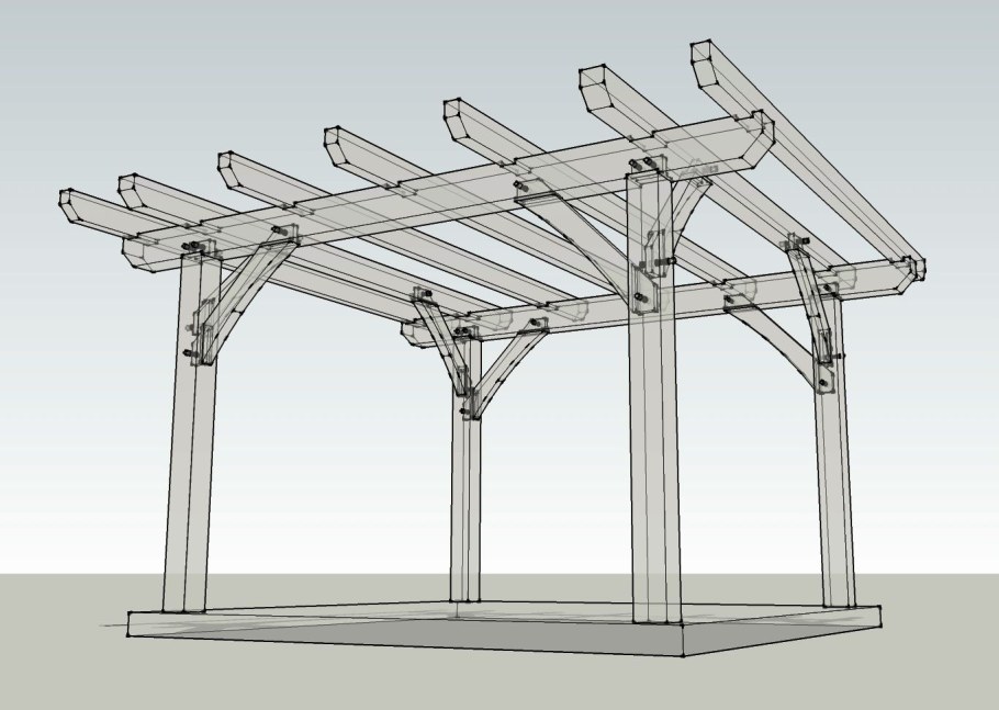 Конструктив перголы