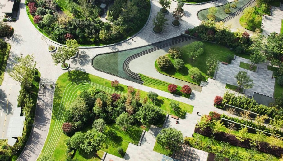 Томас Черч ландшафтный Архитектор кампус мемориального двора