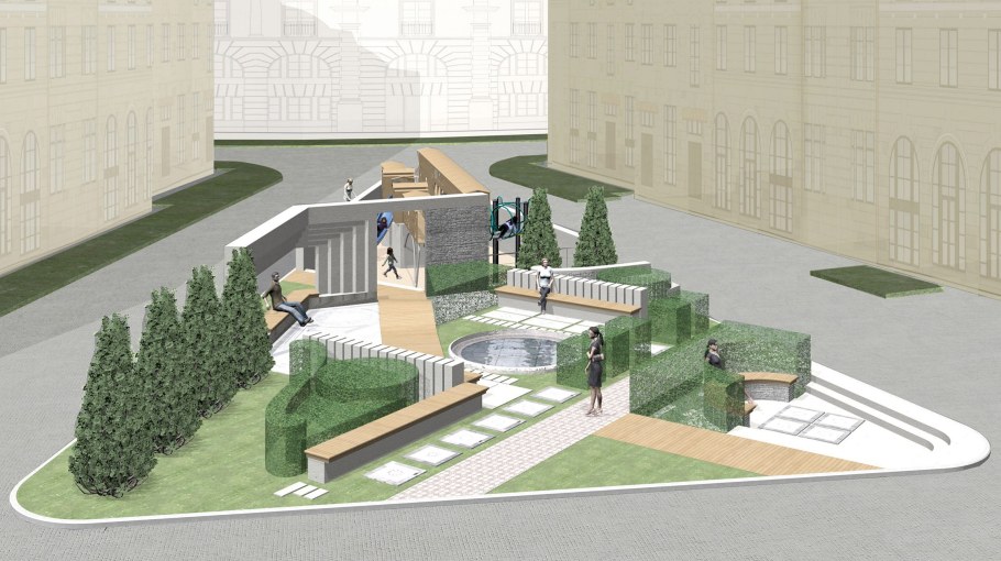 Проектирование благоустройства и озеленения территории