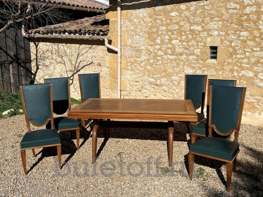 High Style deco - Century ebony Brass Six