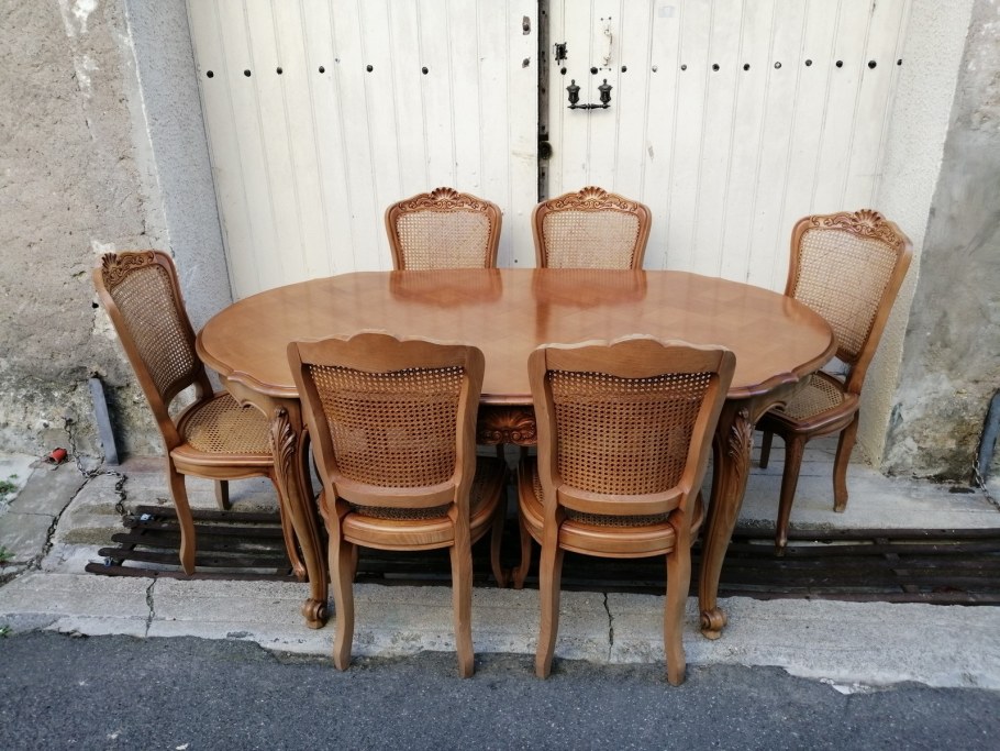 Стол и 6 стульев Антикварные