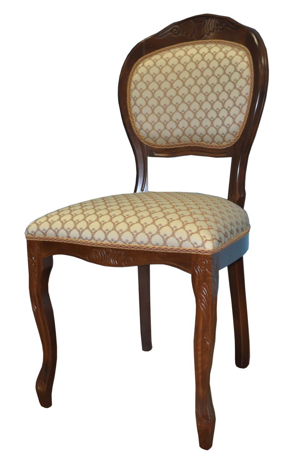 Стул с мягкой спинкой с10 красный холм