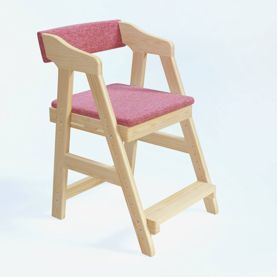 Детский стульчик деревянный высокий