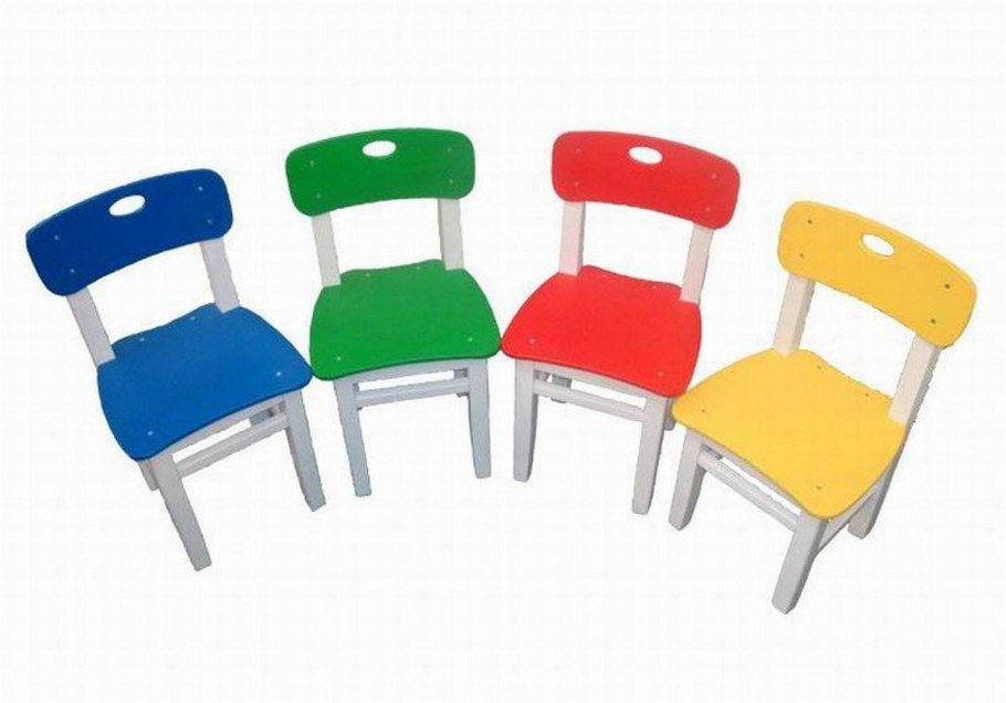 Стулья регулируемые для занятий детей в детском учреждении