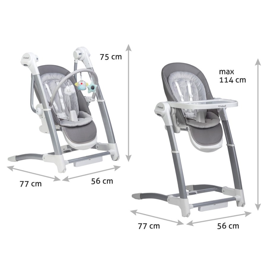 Стул качели шезлонг 3в1 няня