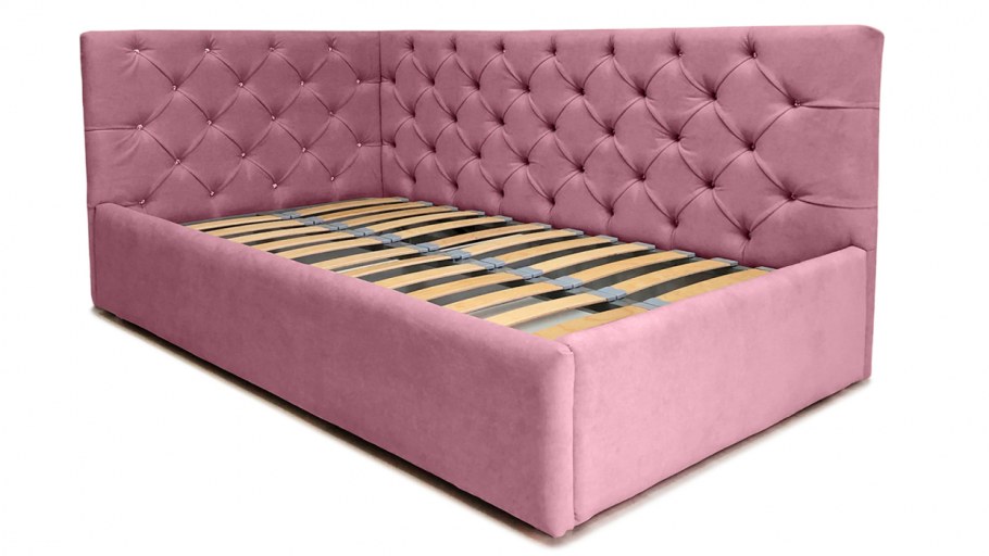 Кровать угловая Оливия 1200