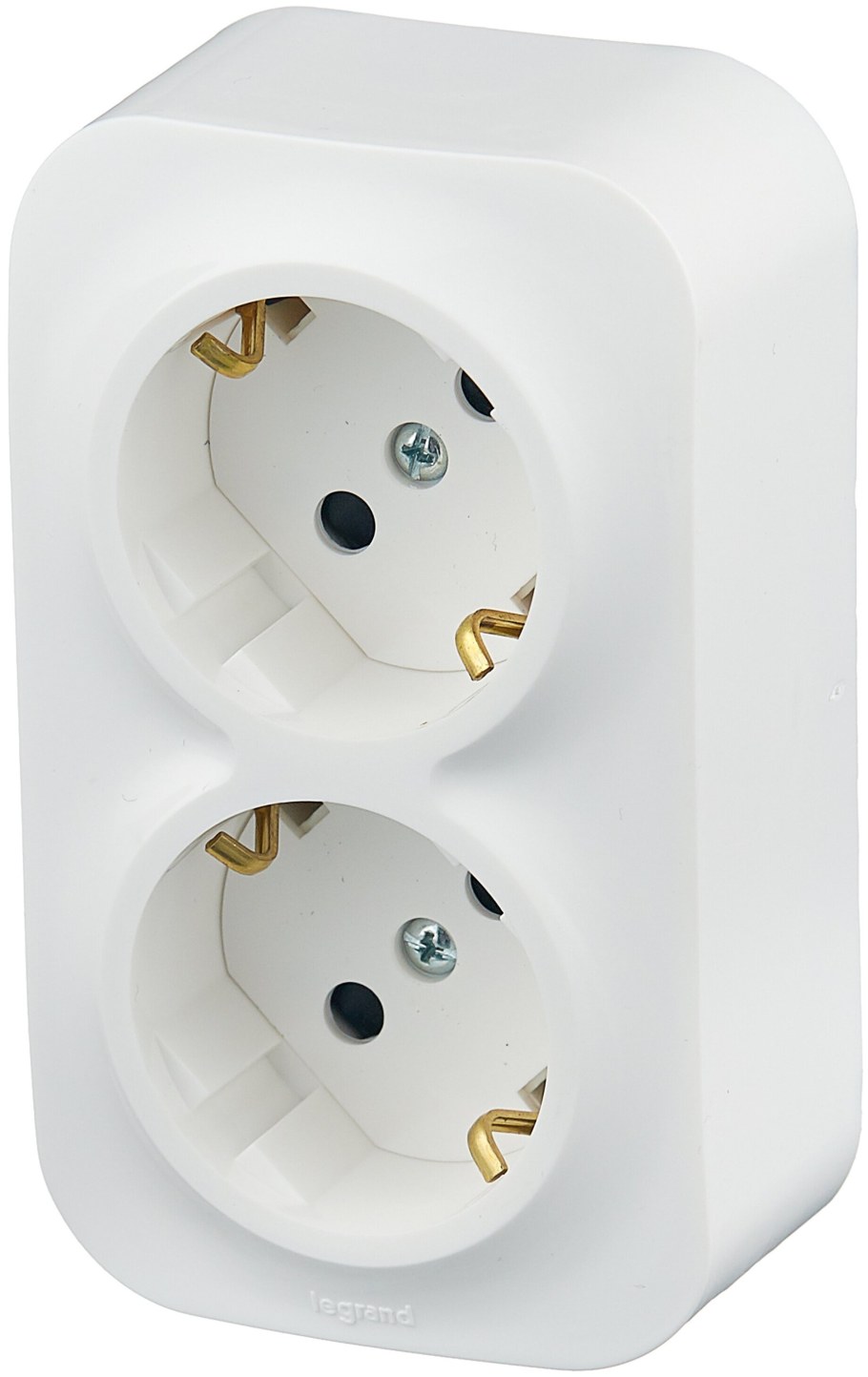 Розетка Legrand Quteo 782213,16а, с заземлением, белый