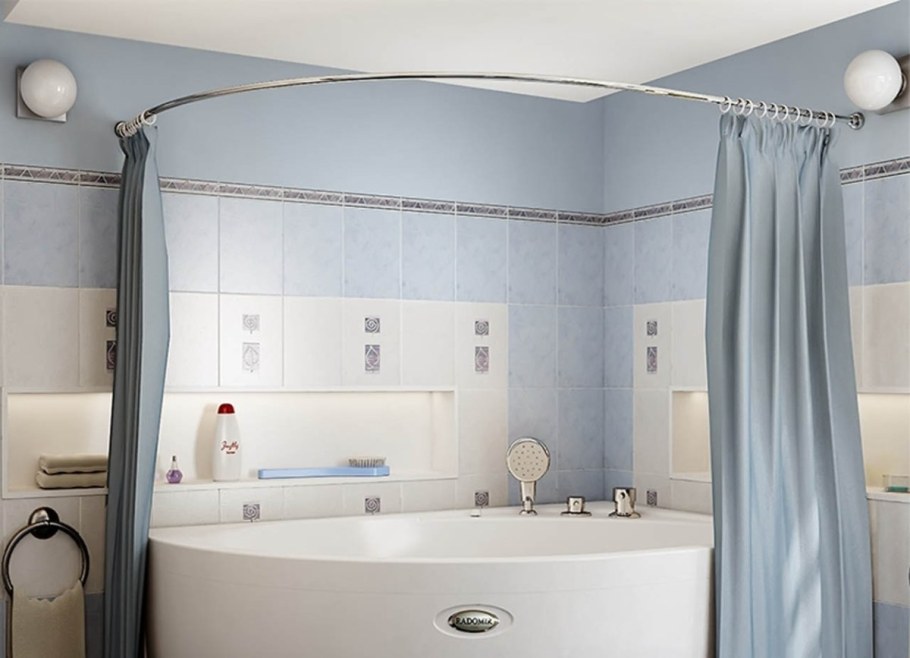 Карниз для угловой ванны 150х90