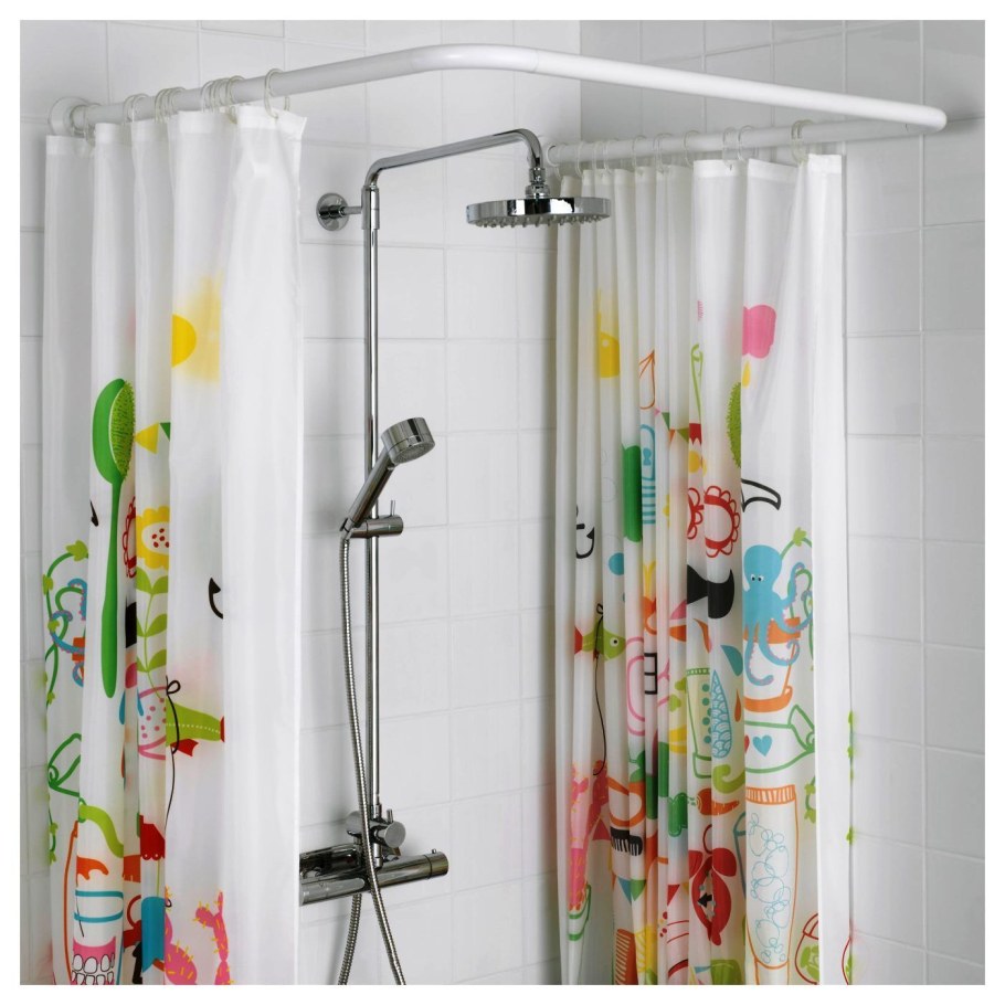 Угловые шторки для душа Леруа Мерлен