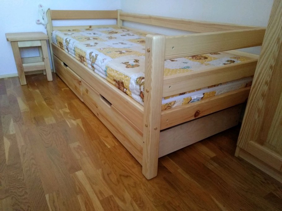 Как выглядят разобраны кровати деревянные детские