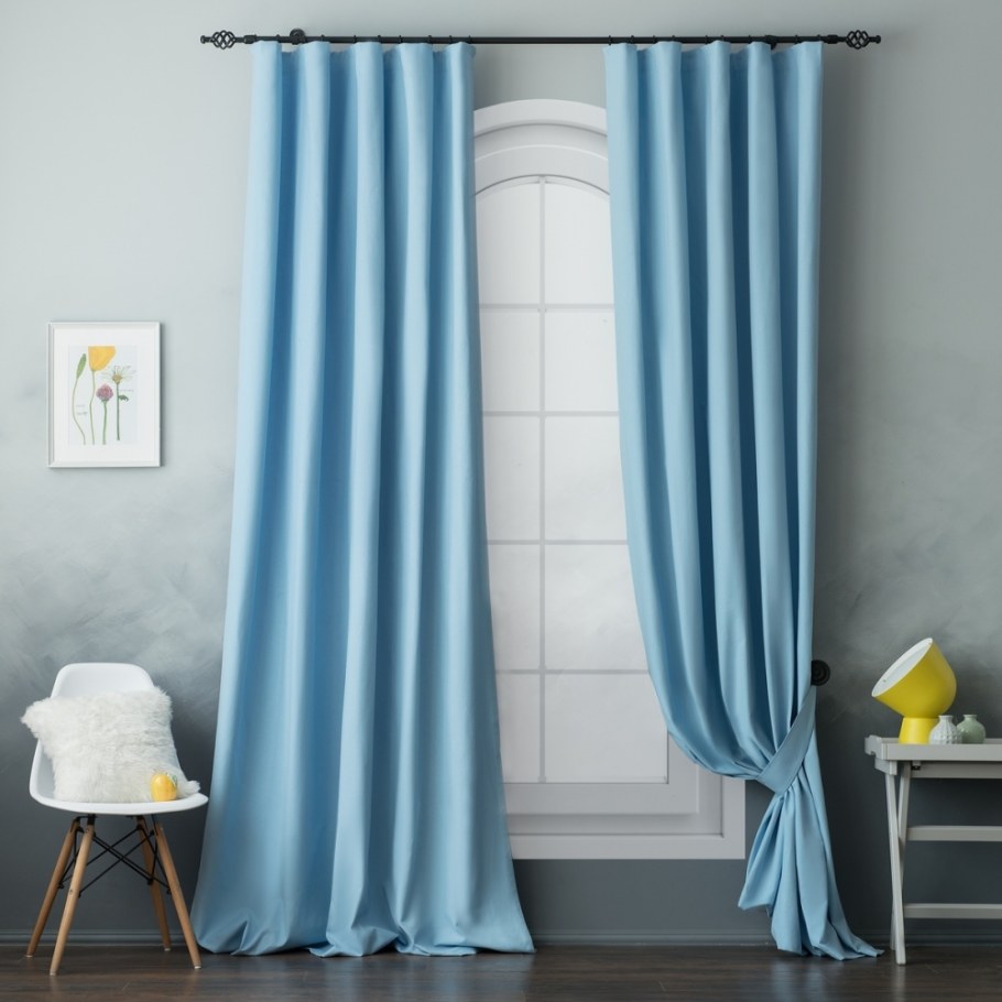 Pasionaria / комплект штор "ева голубой"