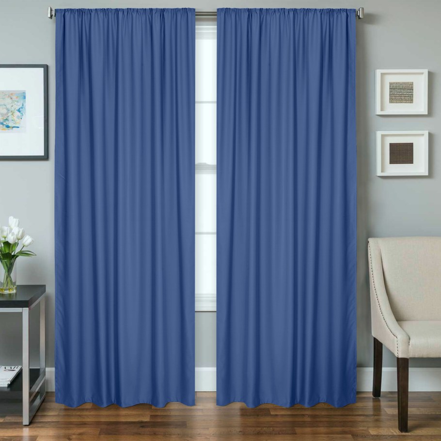 Хофф шторы синие блэкаут