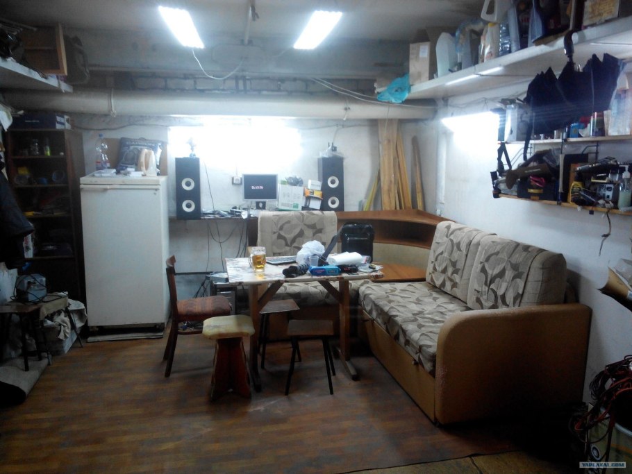 Гараж оборудованный под жилье