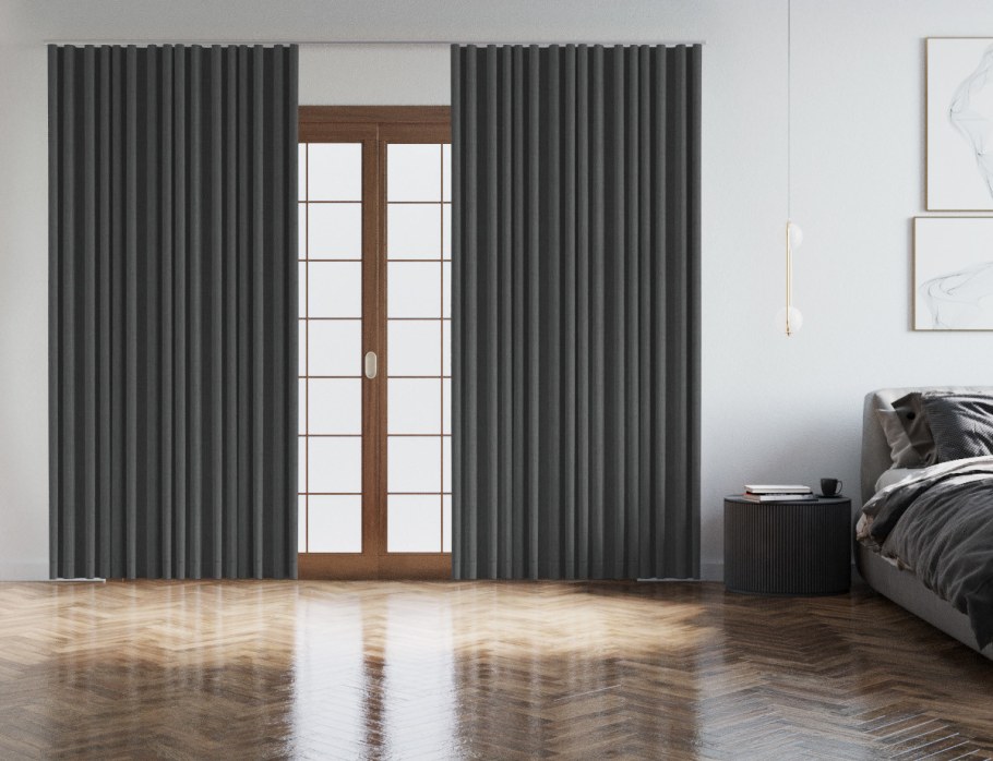 Шторы блэкаут в гостиную без мебели