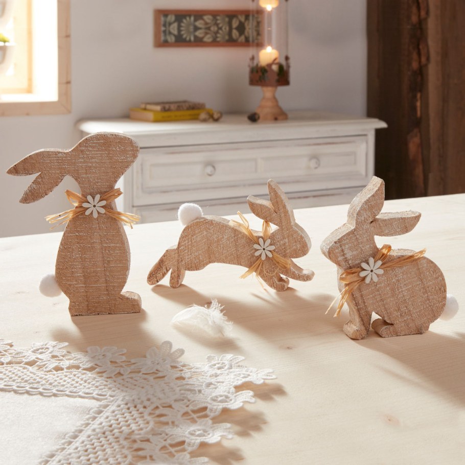 Зайчата трио н-15 см сталь