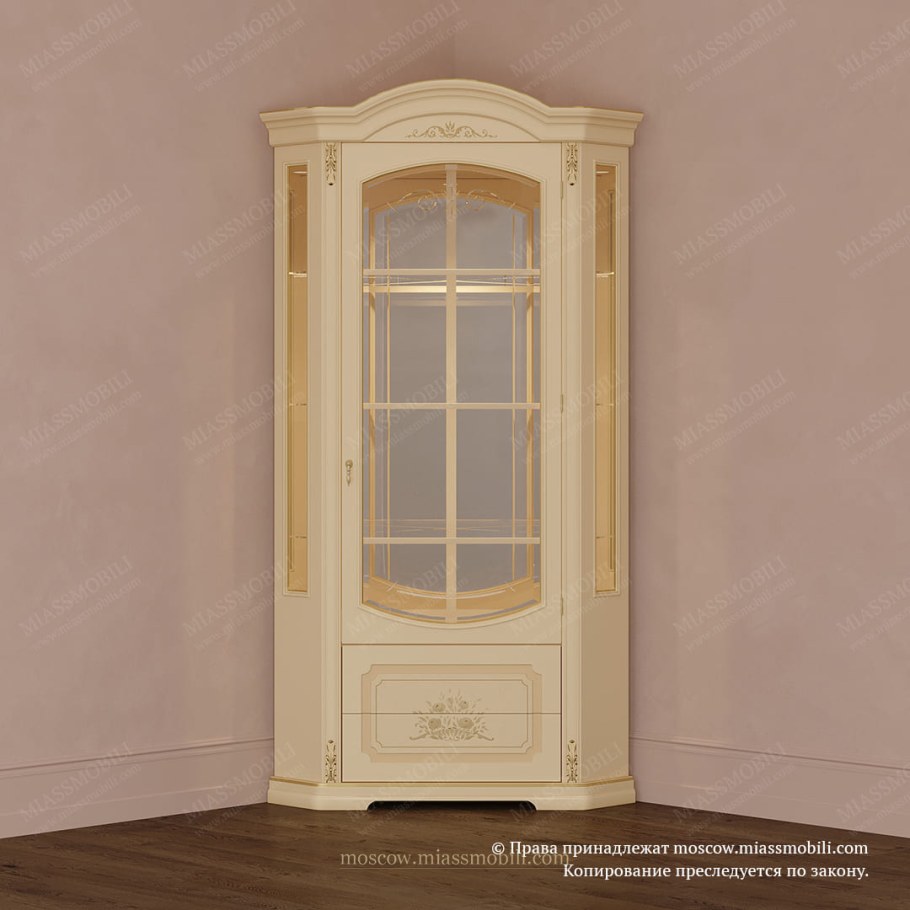 Витрина угловая Флориана Миассмебель